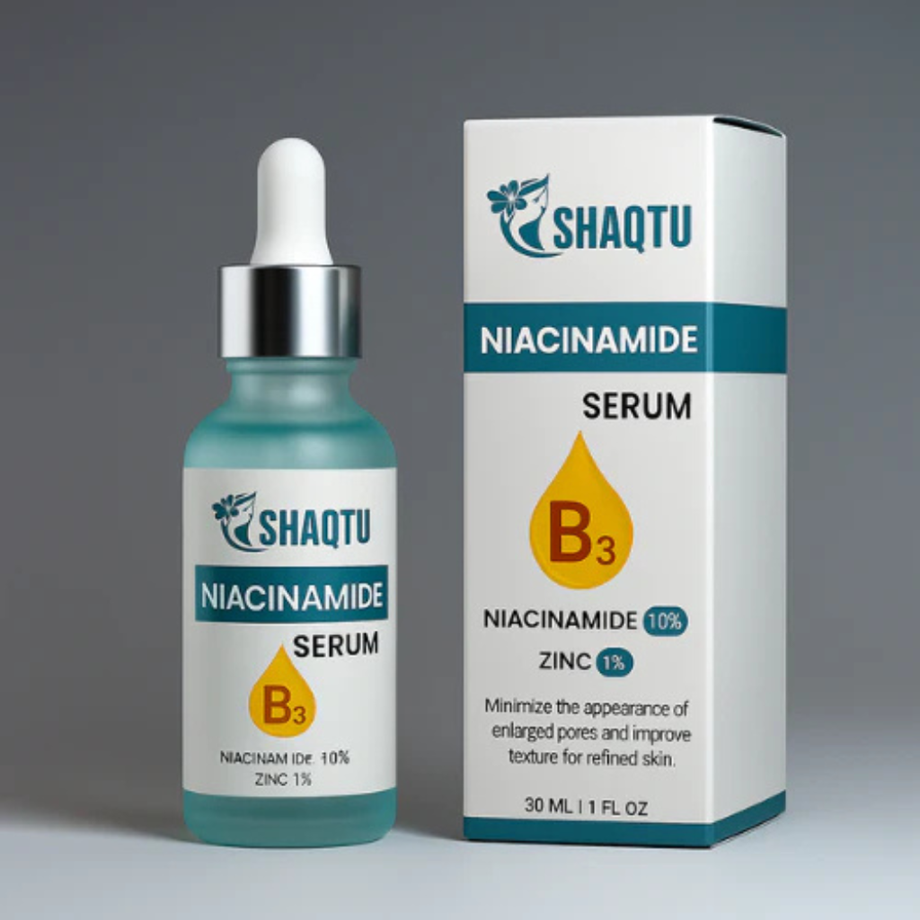 Niacinamide 10 + Zinc 1 Serum Oil Control bottle and box for gentle acne prevention and skincare routine.